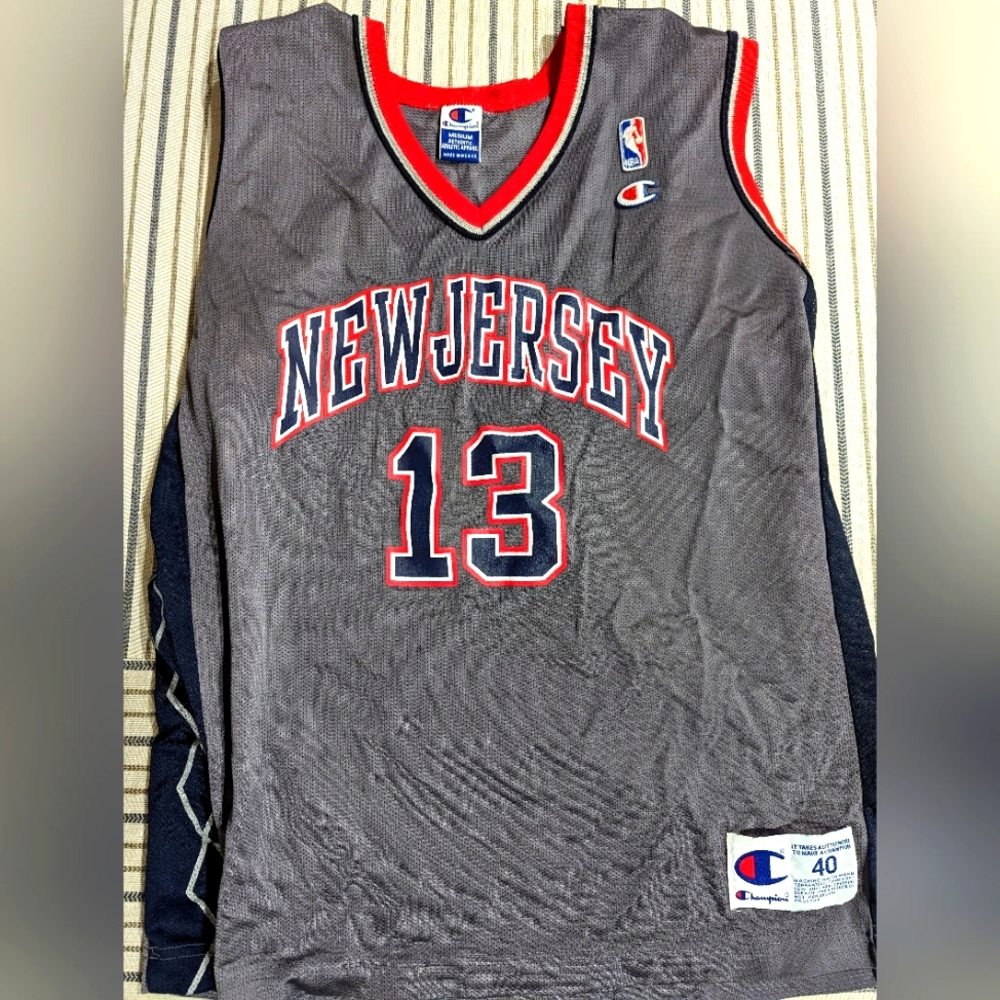 New Jersey Nets 1990s Vintage #13 Kendall Gill Jersey - EUC, Medium